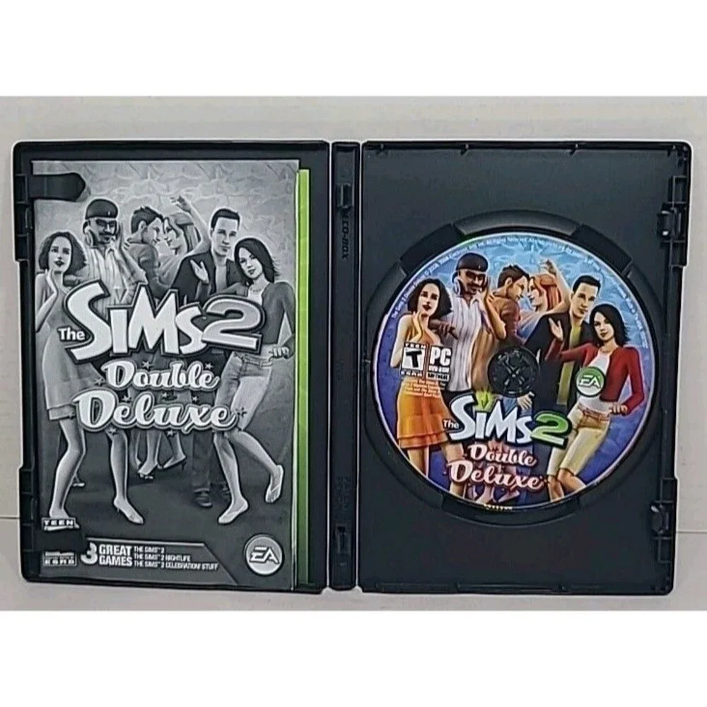 The Sims 2 Double Deluxe Expansion 2008 DVD-Rom PC Game Electronic Arts